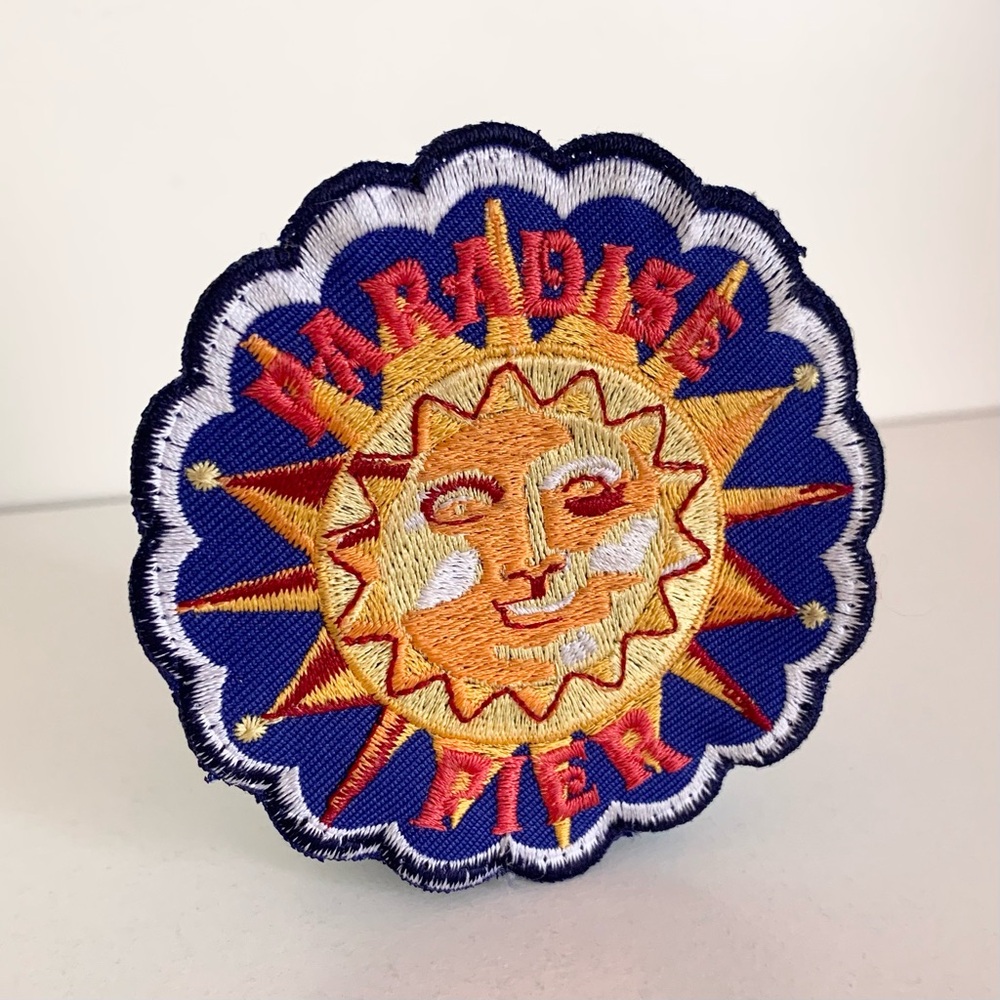 Vintage paradise pier embroidered patch - Picture 5 of 11